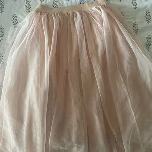midi pink tool skirt